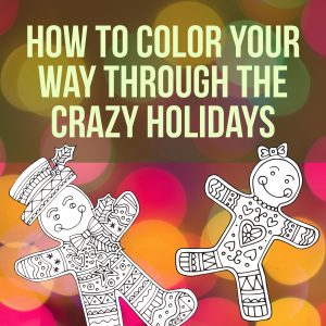How to Color Your Way Through The Crazy Holidays With Adult Coloring Books