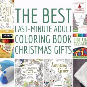 The best last-minute Christmas gifts for adult coloring book fans.