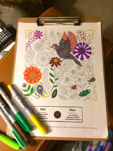 More progress is made on this coloring project.