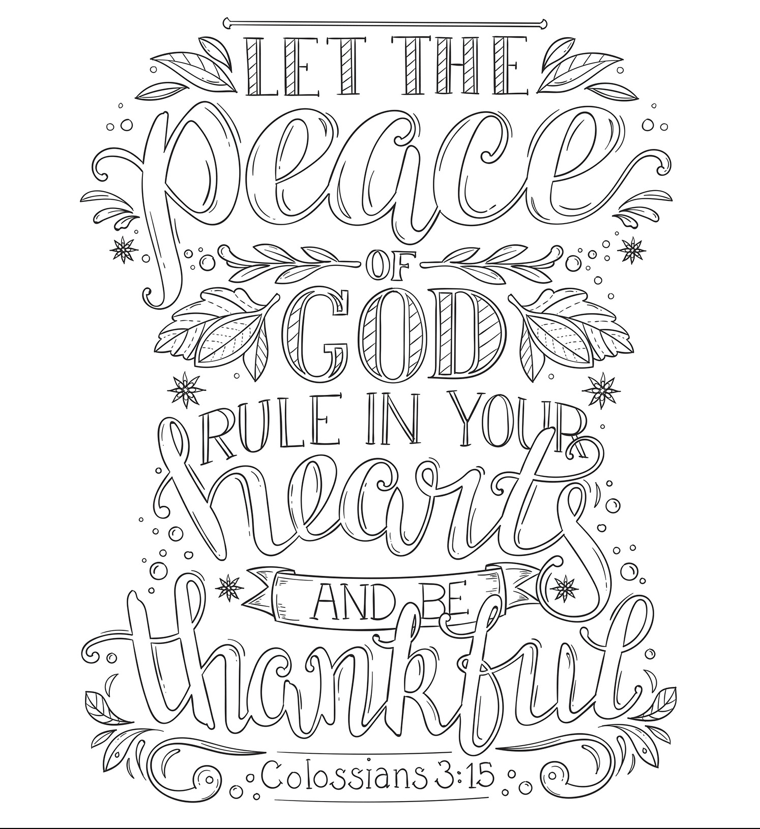 Free Downloadable Coloring Pages Coloring Faith