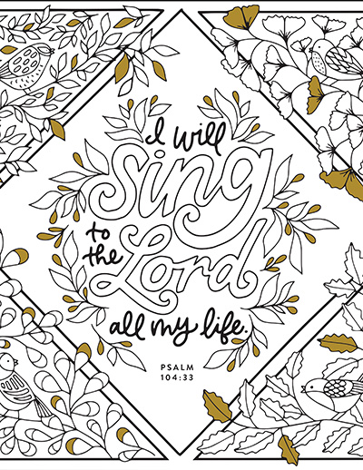 New Mercies I See coloring page